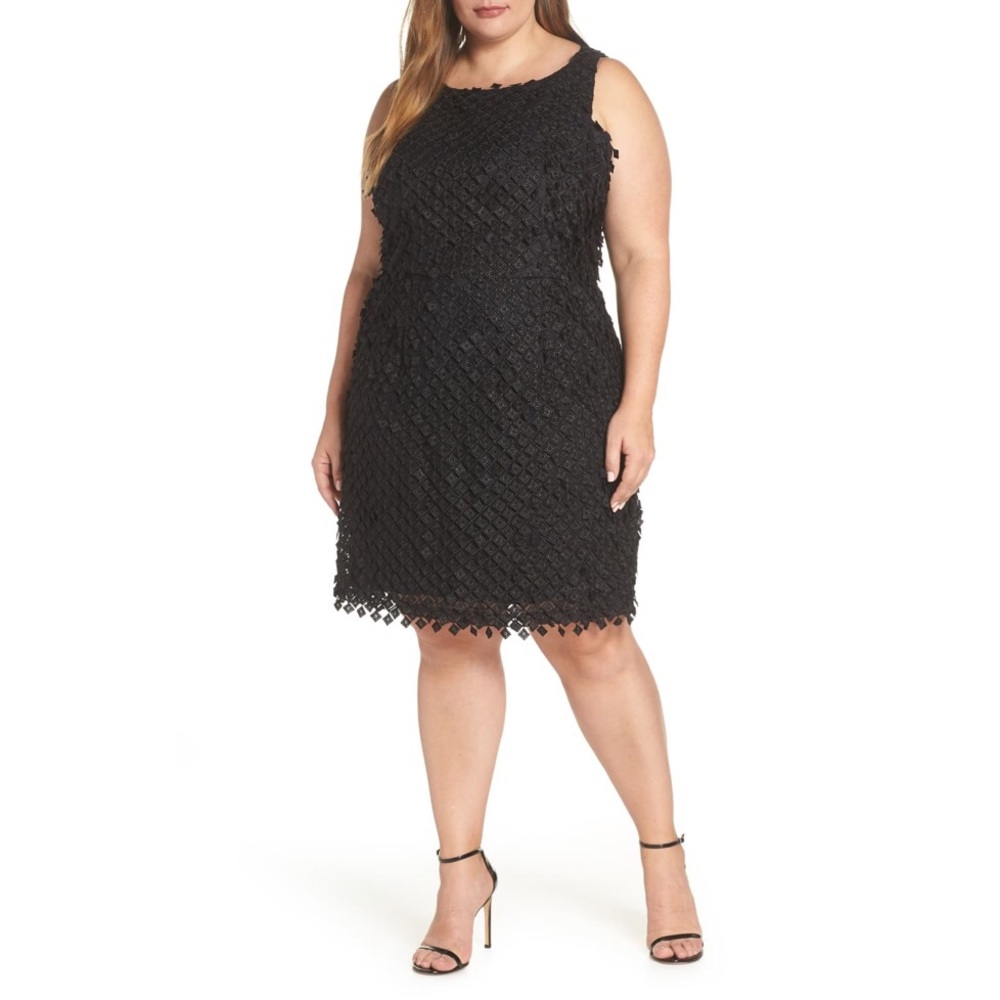 💎🆕 Cooper St Curvy ♡ Diamond 3D Mini Dress ♡ Blk - Picture 3 of 8